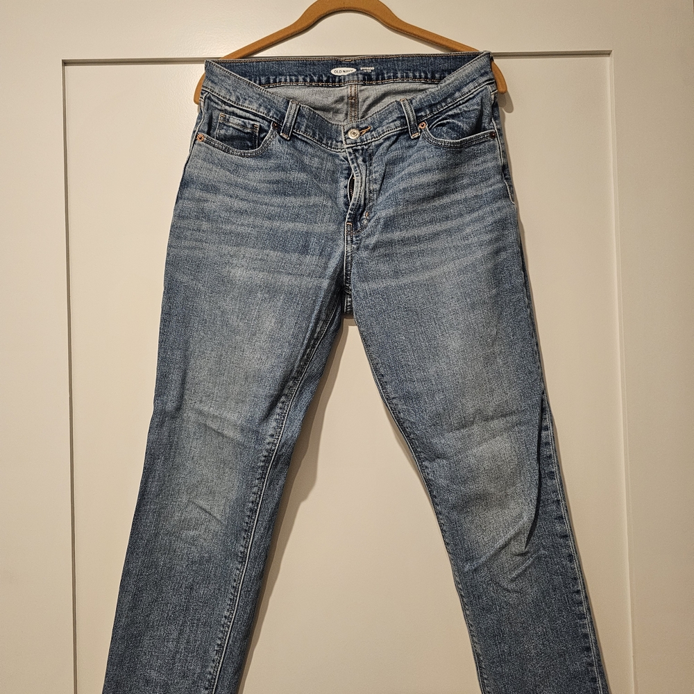 Old Navy Light Blue Straight Leg Jeans
